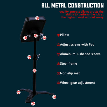 POARMEEY Custom Tattoo Armrest Stand (NCP1004)